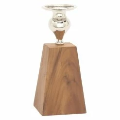 Top 10 ๐ Candlesticks DecMode Teak Wood Candle Holder ๐งจ