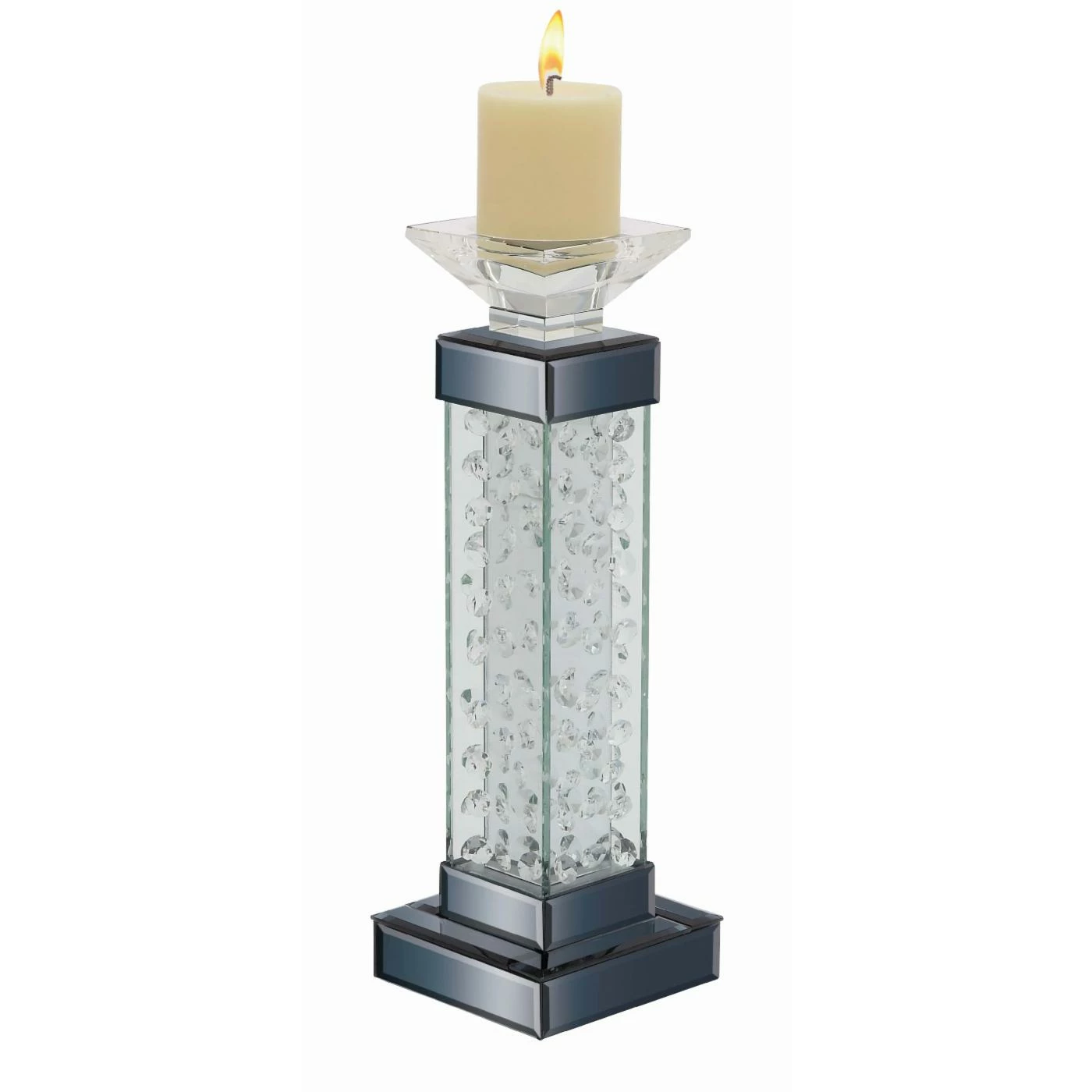 Buy 🎉 Pillar DecMode Crystal Candle Holder 🔔 1 Buy 🎉 Pillar DecMode Crystal Candle Holder 🔔
