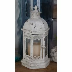 Wholesale 🌟 DecMode Metal Lantern Candle Holder - Set Of 3 😀