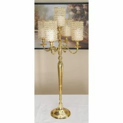 Promo 🎁 Candelabras DecMode 45-in. Aluminum Acrylic Candelabra ⭐