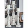Flash Sale 🔥 Pillar DecMode 21-in. Traditional Wood Candle Holder - Set Of 3 🎁