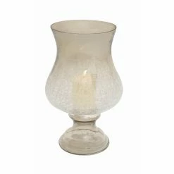 New 🎁 DecMode 16-in. Hurricane Lamp Candle Holder 🔔