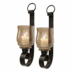 Budget 🔥 Uttermost 19311 Small Joselyn Wall Sconces - Set Of 2 👍