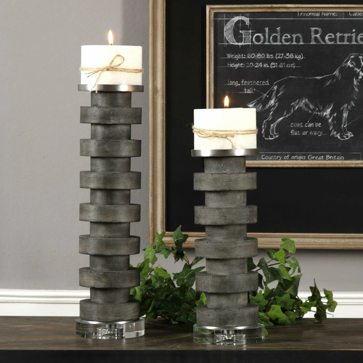 Deals ๐ Pillar Uttermost Karun Concrete Candleholders - Set Of 2 โค๏ธ 1 Deals ๐ Pillar Uttermost Karun Concrete Candleholders - Set Of 2 โค๏ธ