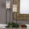 Cheapest 👏 Pillar Uttermost Durga Iron Work Candleholders - Set Of 2 😀