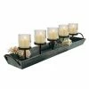 Best reviews of 👍 Centerpieces HGC Rustic Wood 5 Candle Centerpiece Tray ⌛
