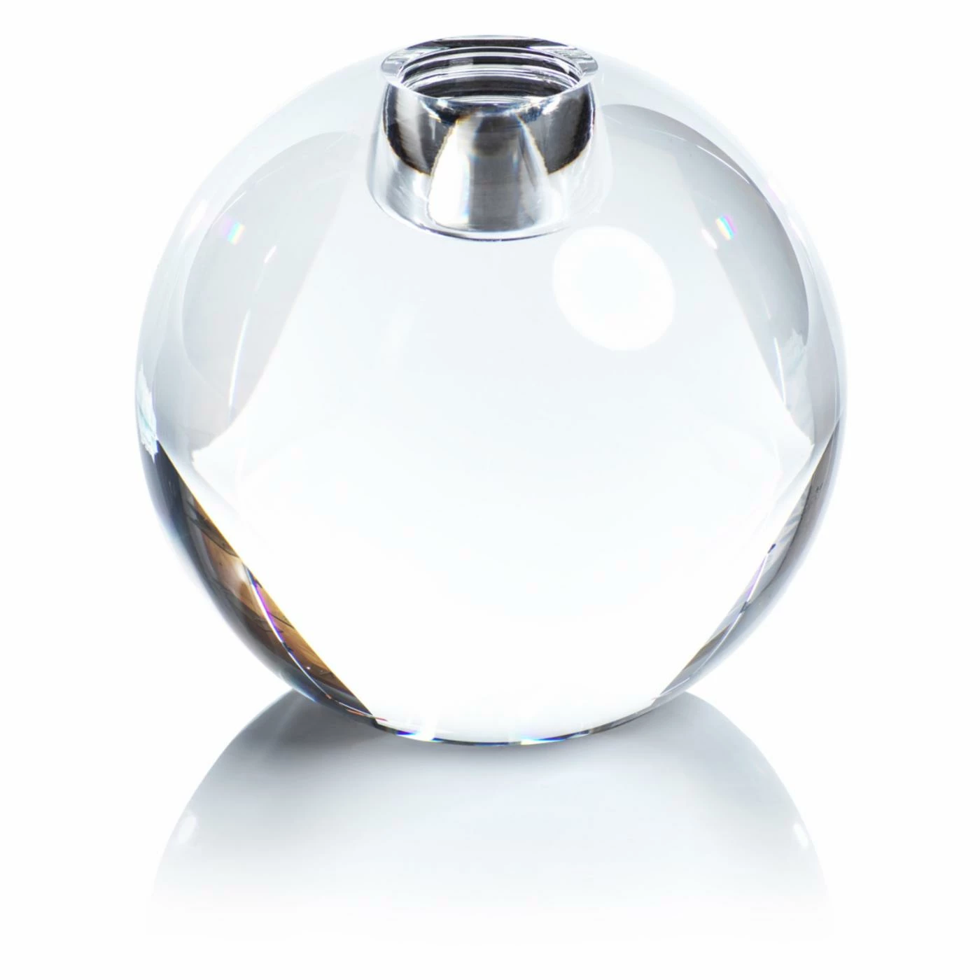 Brand new 🌟 All Other Brands Centerpieces Coco Round Crystal Glass Taper Candle Holder - Set Of 2 🎁 1 Brand new 🌟 All Other Brands Centerpieces Coco Round Crystal Glass Taper Candle Holder - Set Of 2 🎁