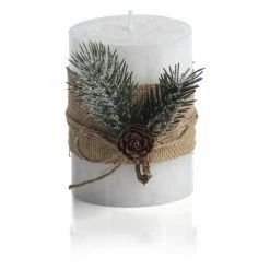 Best Pirce 😉 Zodax Siberian Fir Rustic 3 In. Pillar Candle Set 🥰