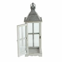 Budget 😀 A & B Home A & B Home Window Scape Indoor Lanterns - Set Of 3 🎁 -Candle Holders Sales scaleABH2215