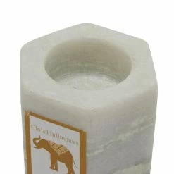 Best Pirce 🎁 A & B Home Pillar A & B Home Striped Marble Tea Light Candle Holder ⌛ -Candle Holders Sales scaleABH2749