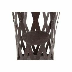 Best reviews of ✨ Pillar 3R Studios Distressed Brown Metal Candle Holder With Accordion Style Sides - Set Of 3 🛒 -Candle Holders Sales scaleCREC1743