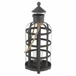 Budget π DecMode Industrial Cage Lantern Candle Holder π€© 11 Budget π DecMode Industrial Cage Lantern Candle Holder π€© -Candle Holders Sales scaleUMA11028