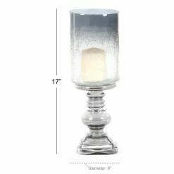 Promo 🧨 DecMode Traditional Smoked Hurricane Candle Lamp 🧨 8 Promo 🧨 DecMode Traditional Smoked Hurricane Candle Lamp 🧨 -Candle Holders Sales scaleUMA11584