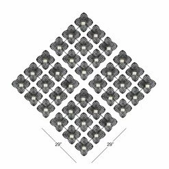 Outlet ⭐ Sconce DecMode Eclectic Floral Votive Candle Holders - Set Of 4 😉 -Candle Holders Sales scaleUMA11604