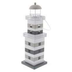 Flash Sale 🎁 DecMode Iron Lighthouse Candle Lantern ⭐ -Candle Holders Sales scaleUMA12286