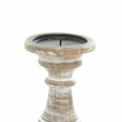 Promo 🎉 Pillar DecMode 10 In. Candle Holder - Set Of 3 🤩 -Candle Holders Sales scaleUMA3050